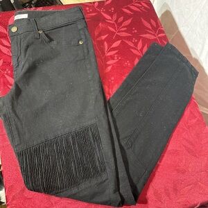 Rich & Skinny Black Cargo Pants